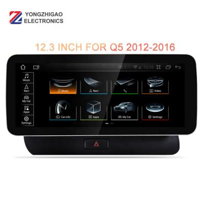 China dual system & YZG Remote Control Android 10 12.3 Inch Carplay Android Radio DVD TV Car Touch Screen Stereo Display For Audi Q5 SQ5 2010 2011 2013 2015 MMI for sale