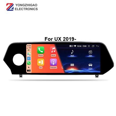 China duel system & YZG 10.25 Inch 8 Core Android Carplay Car DVD Player Remote Control 10.0 Multimedia Radio GPS Touch Screen Navigation For Lexus UX 2019 2020 for sale