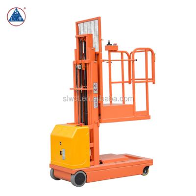 China Hotels 300kg Self Propelled Electric Powered Aerial Order Picker for sale