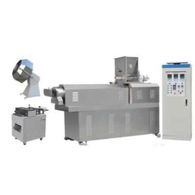 China Low Energy High Speed ​​Slanty Snack Bar Screw Extruder Prices Twin Corn Chips Snacks Making Machine Snacks Extrusion Machine Price for sale