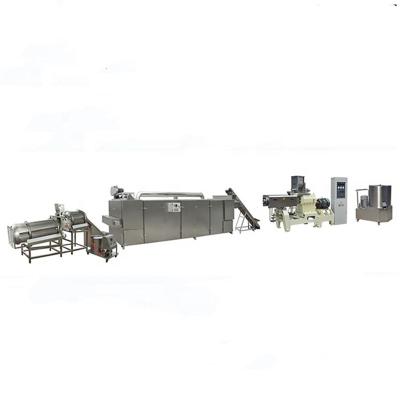 China Factory Supply Low Energy Fried Flour Snack Food Processing Line / High Speed ​​Puff Snacks Making Machine With Low Cost for sale