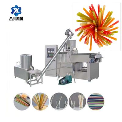 China Factory Edible Drinking Straws Making Machine Rice Straw Processing Line Rice Straw Making Machine for sale