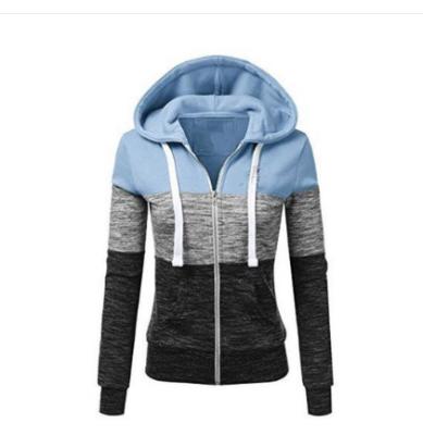 China Best Selling Sustainable Light Weight Slim Zipper Hoodie For Women for sale