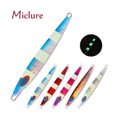 China MICLURE-MJ175-110g/160g/210g/260g/320g-speed lead alloy cast long jig for sale