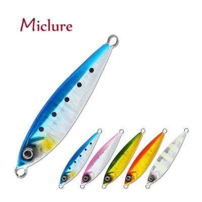 China MICLURE-MJ206-30g/50g/75g/100g/130g/160g/200g-Ocean Alloy Instant Lead Fishing Tackle Fishing Lure Metal Jig Off Shore Boat for sale