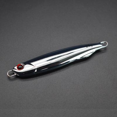 China MICLURE-MJ224-Mirror Alloy Lead Plating Chrome Plating Drag Metal Casting Jig For Lure Slow Dropping Jig 20/60g for sale