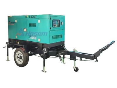 China 22kW 28kVA Soundproof Electric Quanchai Diesel Generator Set With Trailer For Home Use for sale