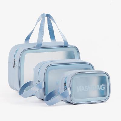 China Multifunctional Fashion Travel PU Toiletry Bag Large Capacity Portable Cosmetic Bag Storage Portable Multifunction Bag for sale