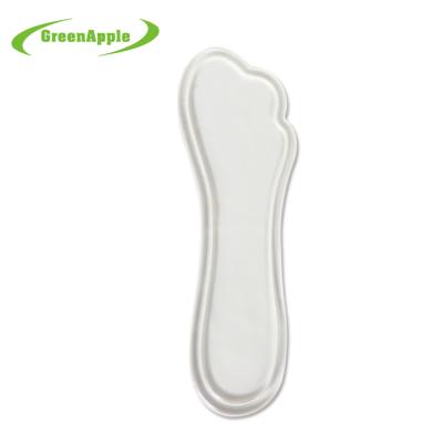 China Silicone Comfortable Foot Gel Sole Gel Insoles Shoes Care Pads Shoe Protector Silicon Insole for sale