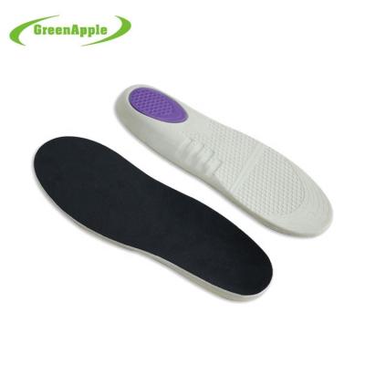 China Best Price Memory Foam +PU+GEL Ultrathin Velvet + Shock Absorption Orthotic Comfortable Shoe Insole Foot Care Insole for sale