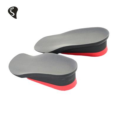 China And comfortable soft hot sale fitted height increase insole high density PU increased protection increase your height by 3.5 or 4.5 cm for sale