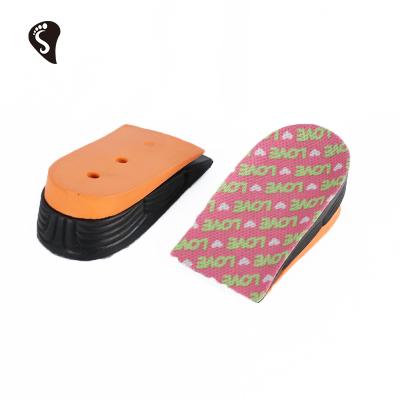 China Soft And Comfortable Height Increase Insole Shoe Pad Fitted 2 Layers Half Make You 2.5cm/4cm Taller for sale