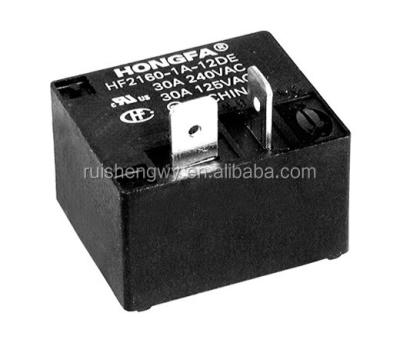 China HF2160-1A-12DE Relay 12V 30A 4 PINS DC12V HF2160-1A-12DE 	PC Relay Board for sale