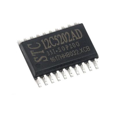 China New original IC chip integrated circuit STC12C5202AD-35I-SOP20G STC12C5204AD-35I-SOP20 STC12C5202AD-35I-SOP20 for sale