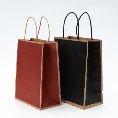 China OEM Shopping Recyclable Brown Kraft Custom Gift Paper Bag Packaging Paper Bag for sale