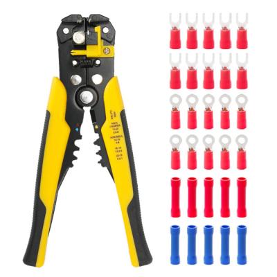 China Crimp Terminal DIY Stripper Plier Crimping Tool Set Terminal Screwdriver Tool Kit for sale