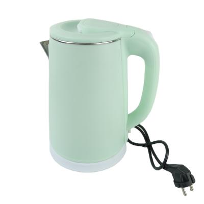 China 360 Degree Plastic Electric Kettle Base 1.8L Rotation Cheap Even Kitchen Appliances Double Wall for sale