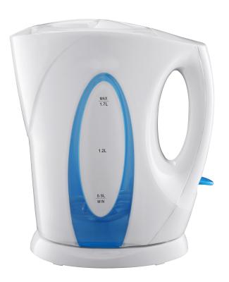 China 360 Degree Base Rotation High Quality Plastic Jug Top Selling 1.7L 220W Electric Water Kettle for sale