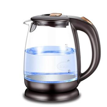 China 360 Degree Rotation Base Auto Cut To Boil Dry Hot Water Kettle In Protection Glass With Different Appliance for sale