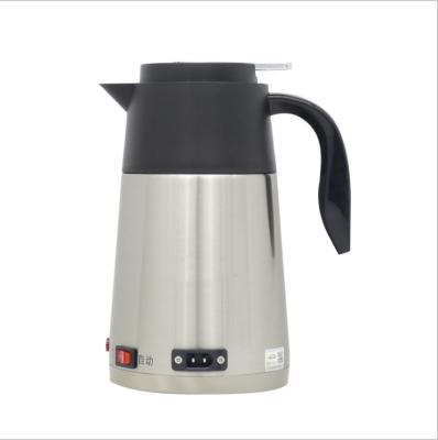 China 360 Rotation Stainless Steel Double Deck Smart Car Base 12V/24 Degree Electric Kettle for sale