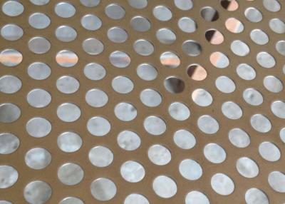 China Food Grade 304 Stainless Steel Perforated Metal Sheet AISI Standard for sale