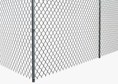 China Diamond Wire Mesh Portable 1.0mm Chain Link Galvanized Fence 0.5m Height for sale