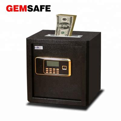 China E400DT Electronic Money Safes Hotel Heavy Duty Steel Cash Drop Box for super market,fininacial office,store for sale