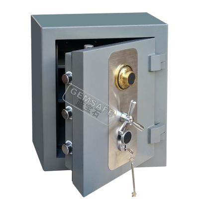 China GEMSAFE Double Door Heavy Duty Steel Best Selling High Quality Anti-fire Jewelry Heavy Burglary Fireproof Fireproof for sale