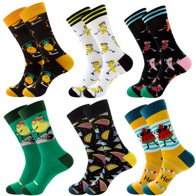 China New Fancy Design Colorful Tube Character Socks Men Wholesale Sports Character Socks for sale