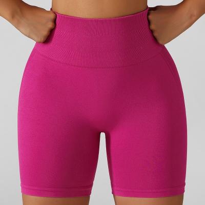 China Breathable Women High Waist Compression Slimming Fitness Yoga Quick Dry Seamless Shorts for sale