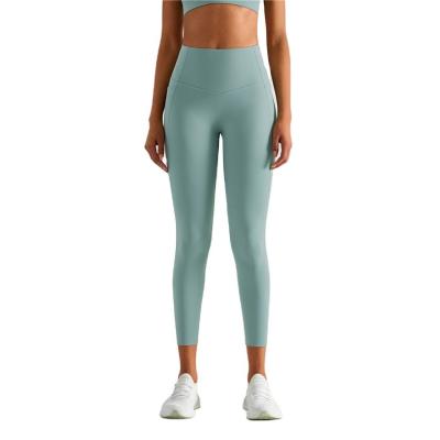 China Women Breathable Yoga Wholesale Breathable Nylon Spandex Gym Lightweight Windproof Fitness Pants Legging for sale