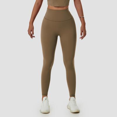 China Breathable Eco-friendly Recycled Sustainable Fabric Gym Yoga Suit Fitness Workout Women Sport Leggings for sale