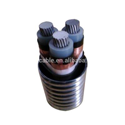 China Power Plant 3 Phase YJV22 Type Armored Low Voltage Power Insulated Cable Price for sale