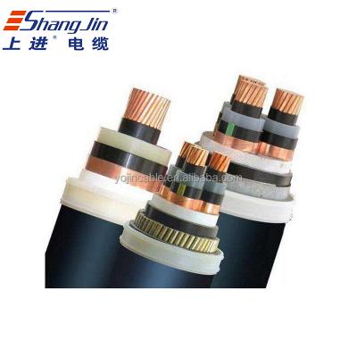 China Industrial High Voltage Cable MV Cable Copper / Aluminum Cable With Armored Wire for sale