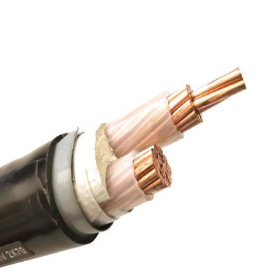 China Industrial copper conductor xlpe insulated PVC sheathed power cable 2 3 4 5 core 630mm2 0.6 / 1 KV for sale