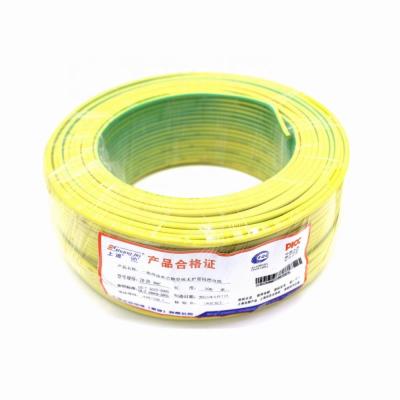 China 100m/roll 4mm Industrial Single Core PVC Coated Copper Electrical Wire for sale