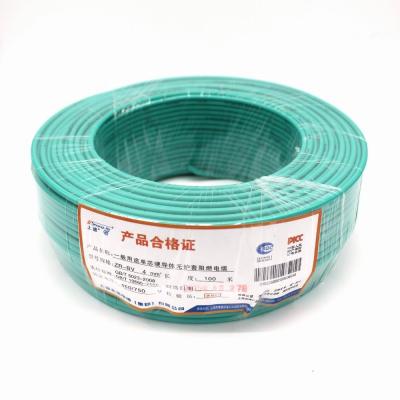 China Electrical 70mm PVC Copper Cable 1.5mm 2.5mm 4mm 6mm 10mm 16mm 25mm 35mm 50mm Telecommunication Wire for sale