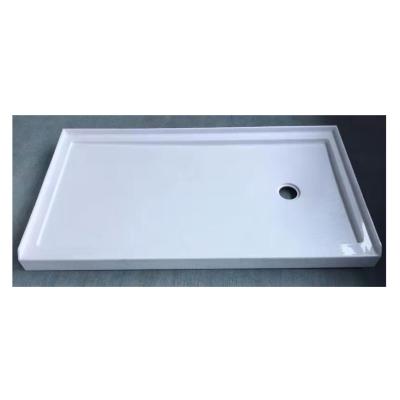 China Popular shower base waste high-gloss shower base artificial stone shower pan for sale