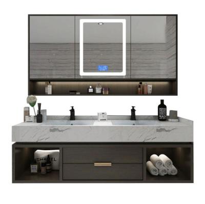 China Top 100 ali baba china vanity combo bathroom vanity sets modern led bathroom mirror cabinet for sale