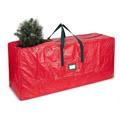 China Amazon Christmas Oxford Cloth Durable Warm Heavy Duty Tote Bags Large Standing Holiday Christmas Tree Storage Bag for sale