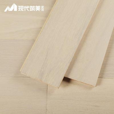 China OEM Parquet Oak Wood Modern Indoor Multilayer 12mm Solid Wood Gray Engineered Flooring For Bedroom for sale