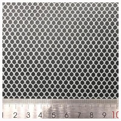 China 100% Polyester Hexagon Honeycomb Mesh Fabric For Shoe Bag Running Chair Cap Lining Tear-Resistant for sale