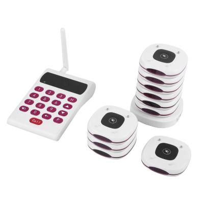 China Factory Wholesale ABS Queue Call Wireless Touch Button System Waterproof Restaurant Pager System For Waiter for sale