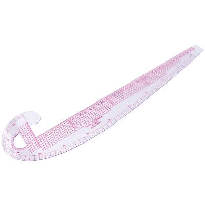 China Plastic Measuring Tool for Sewing Machine Curved Ruler Tailor Plastic Multi-Funciton Ruler 6501 for sale