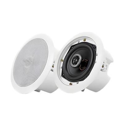 China HOME THEATRE Constant pressure ceiling speaker with rear cover public radio background music Coaxial speaker with rear cover ceiling speaker for sale