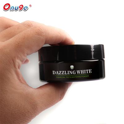 China Convenient Tooth Activated Charcoal Carbon White Teeth Whitening Powder Kit for sale