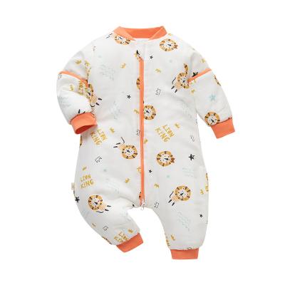 China High Quality Breathable ODM Legs Baby Kids Sleep Bag Custom Detachable Organic Cotton Sleeves Split Sack for sale