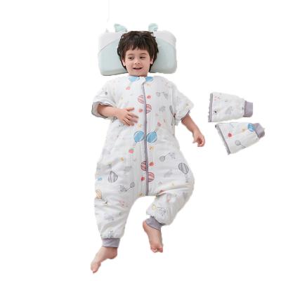 China Wholesale Breathable Detachable Sleeves Legs Baby Kids Sleep Sack Weighted Baby Sleep Bag for sale