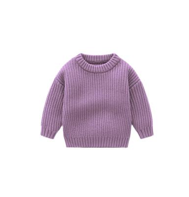 China Spring Autumn Solid Girls Breathable Warm Sale Custom Knit Long Sleeve Pullover Baby Kids Warm Sweaters for sale