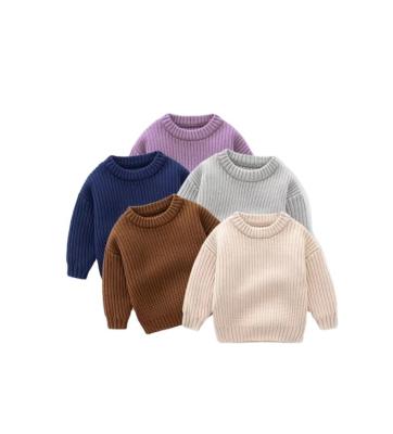 China Breathable Fashionable Custom Made Baby Winter Clothes Cotton Knitted Baby Boy Kid Children Girls Newborn Sweaters for sale